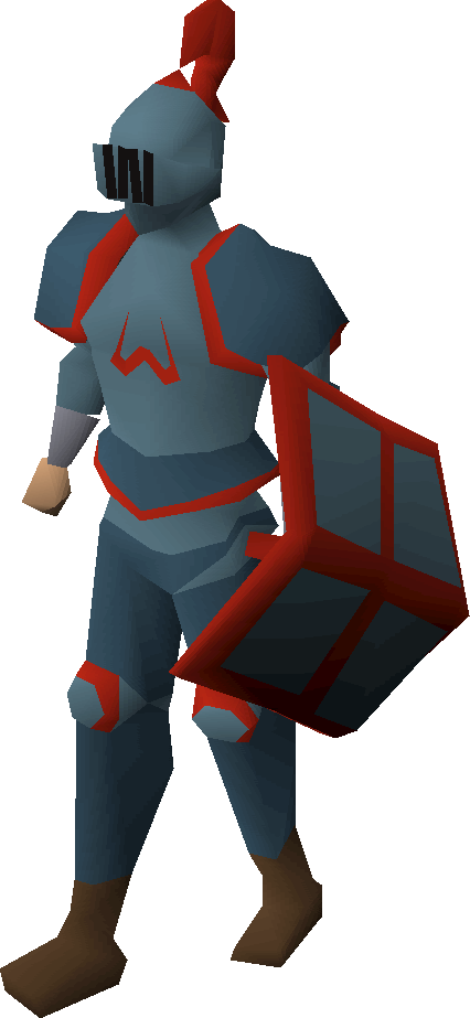Zamorak armour set (lg) equipped