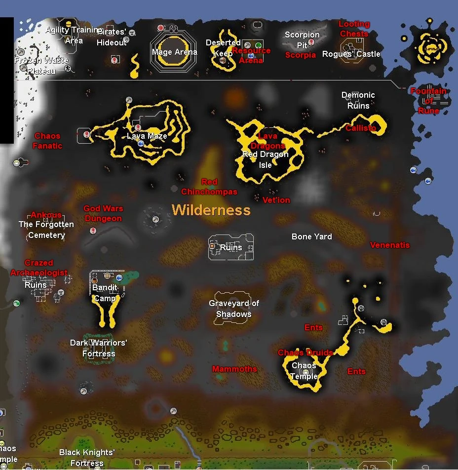 No World Map Old School Runescape