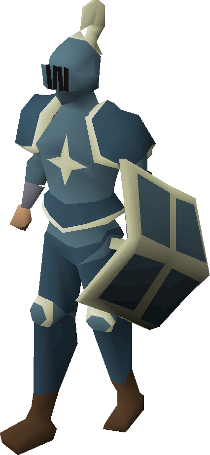 Saradomin armour set (lg) equipped