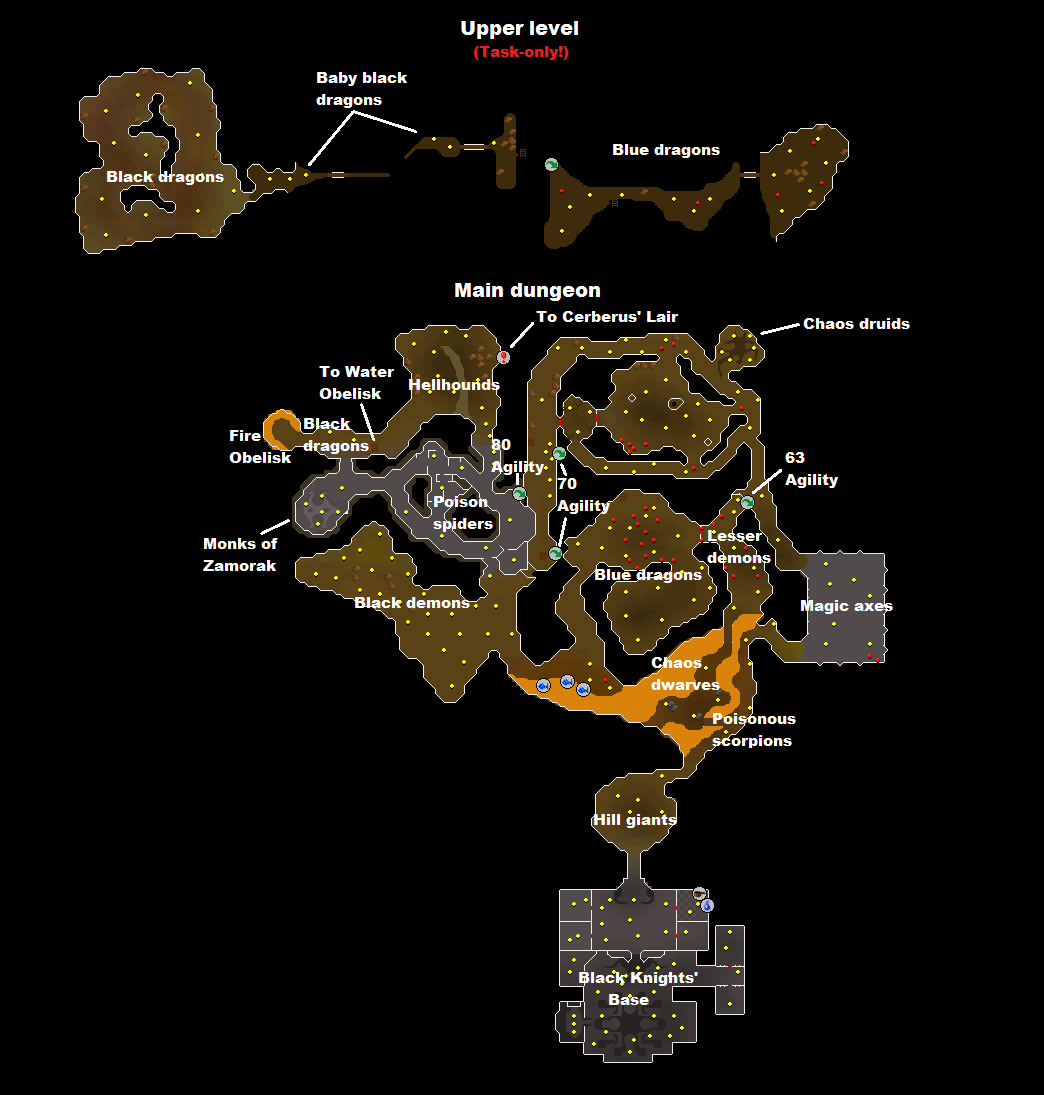 runescape classic wilderness map