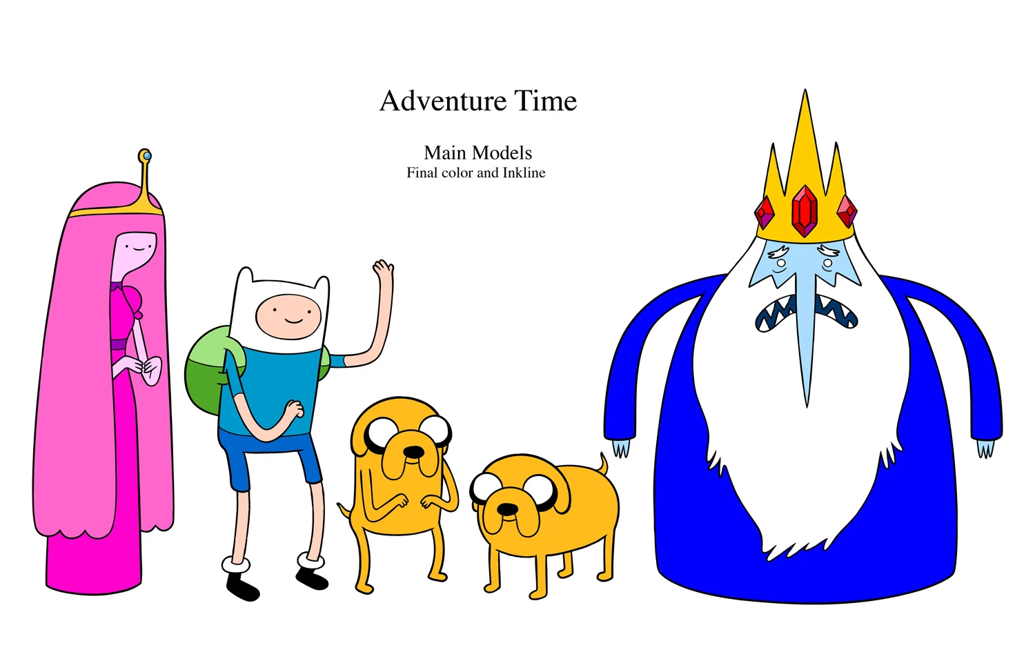 Image Adventure Time Line Up.jpg Adventure Time Wiki FANDOM