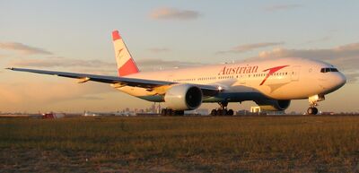 Boeing 777-200ER Austrian SYD