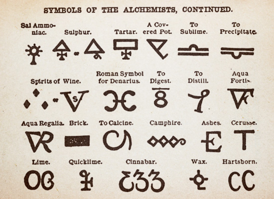 alchemical symbol for water alchemical symbol for water