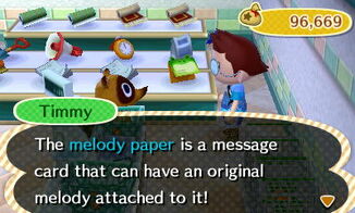 Melody paper