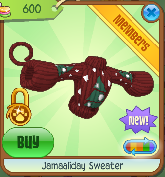 Image result for jamaaliday items animal jam