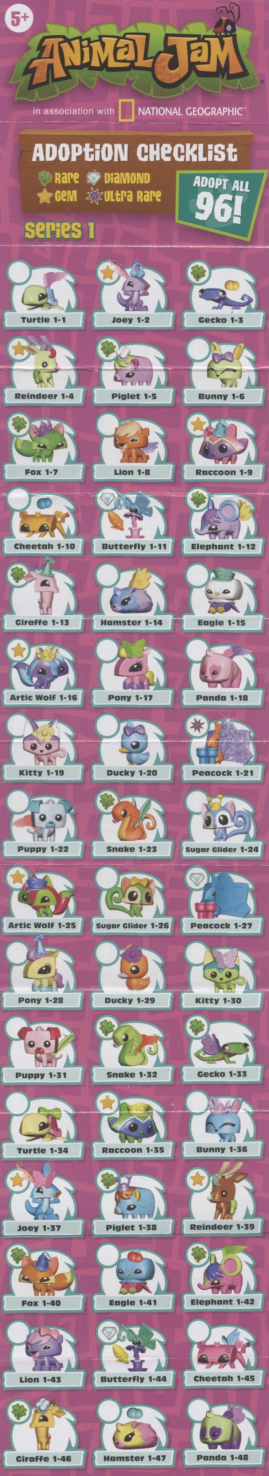 DONE - Adopt A Pet Checklist Document | Animal Jam Wiki | Fandom