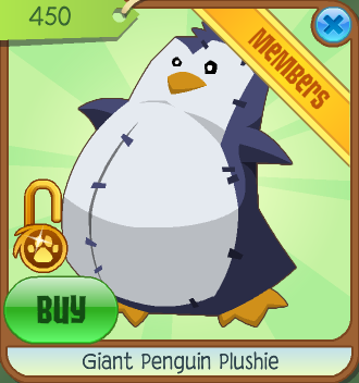 animal jam penguin plushie