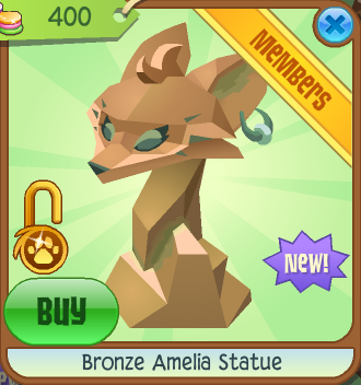 Bronze Amelia Statue | Animal Jam Wiki | Fandom powered by Wikia