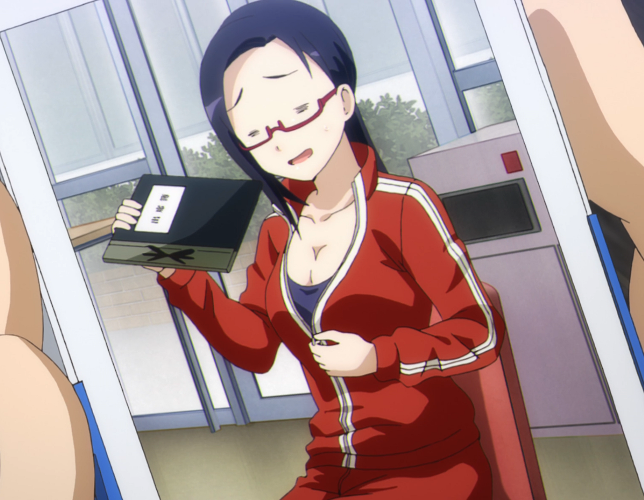 Image - Sakie Satou Photo Stitched (Demi-chan wa Kataritai Ep 7).png