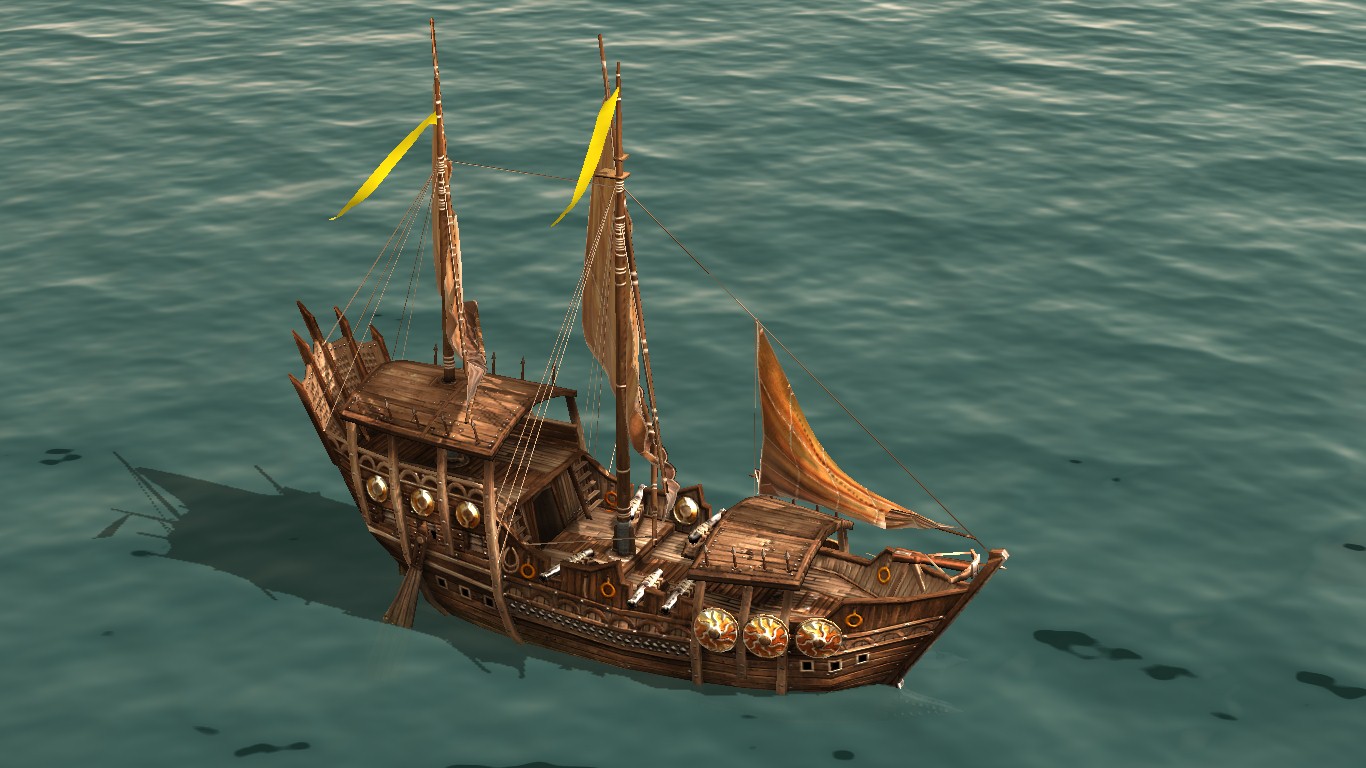 silver ship anno 1404