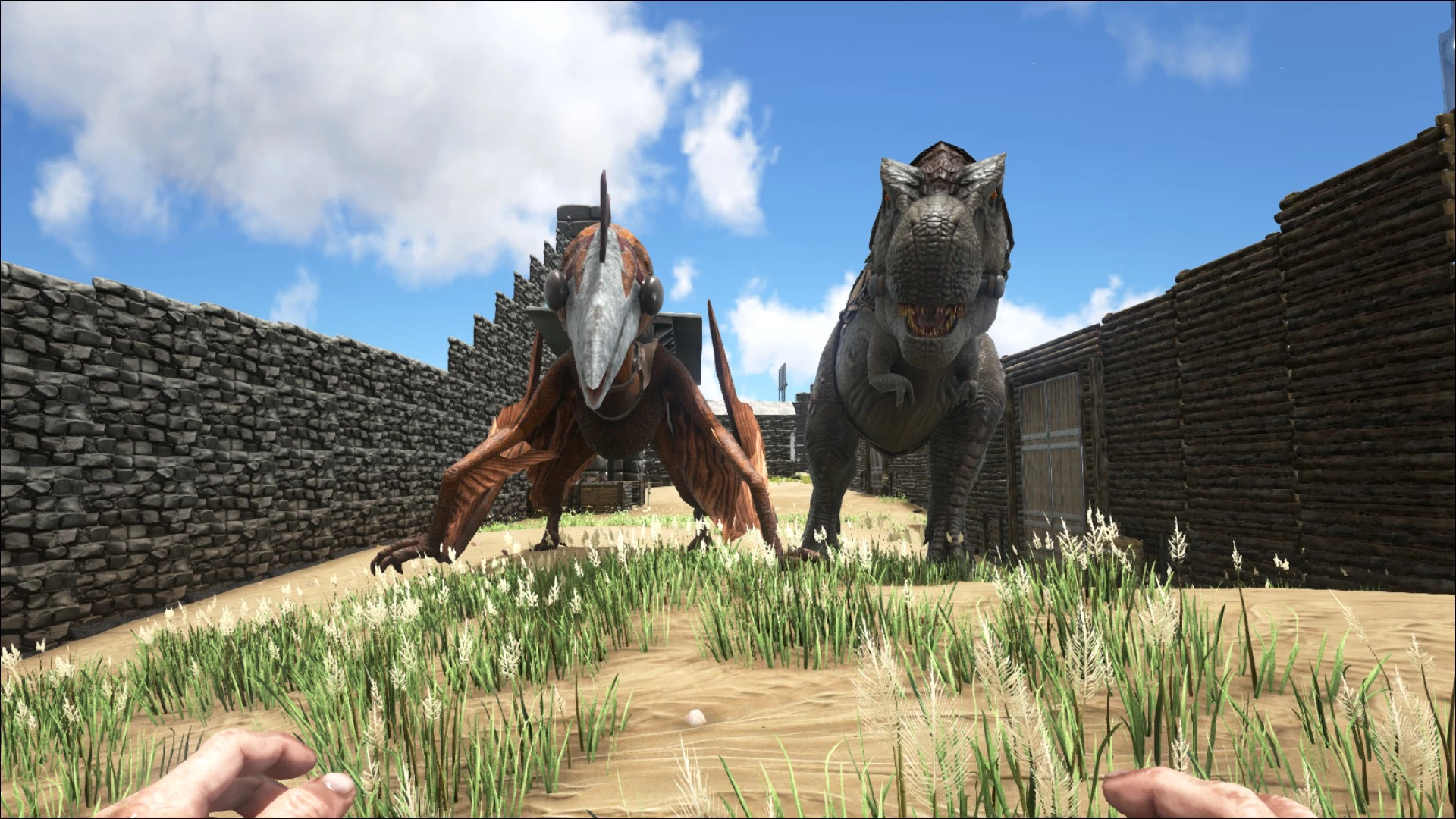 Image ARKTyrannosaurus and Quetzalcoatlus Screenshot Image ARKTyrannosaurus and Quetzalcoatlus Screenshot