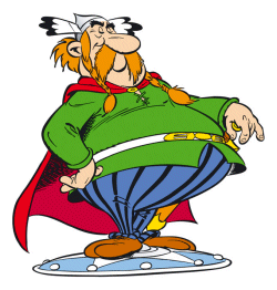 Plastoy - Astérix - 3 - Abraracourcix, Panoramix & Bonemine