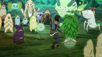 Korra pleading with spirits
