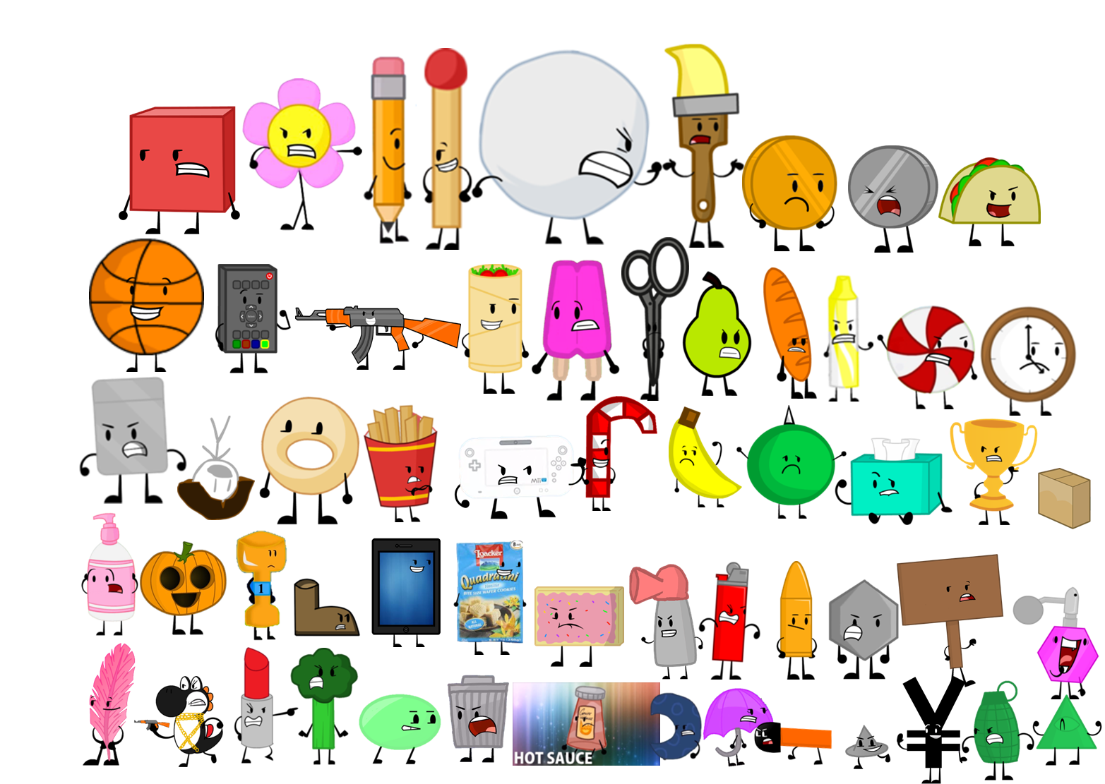 Image - A bunch of object villians.png | Object Shows ...

