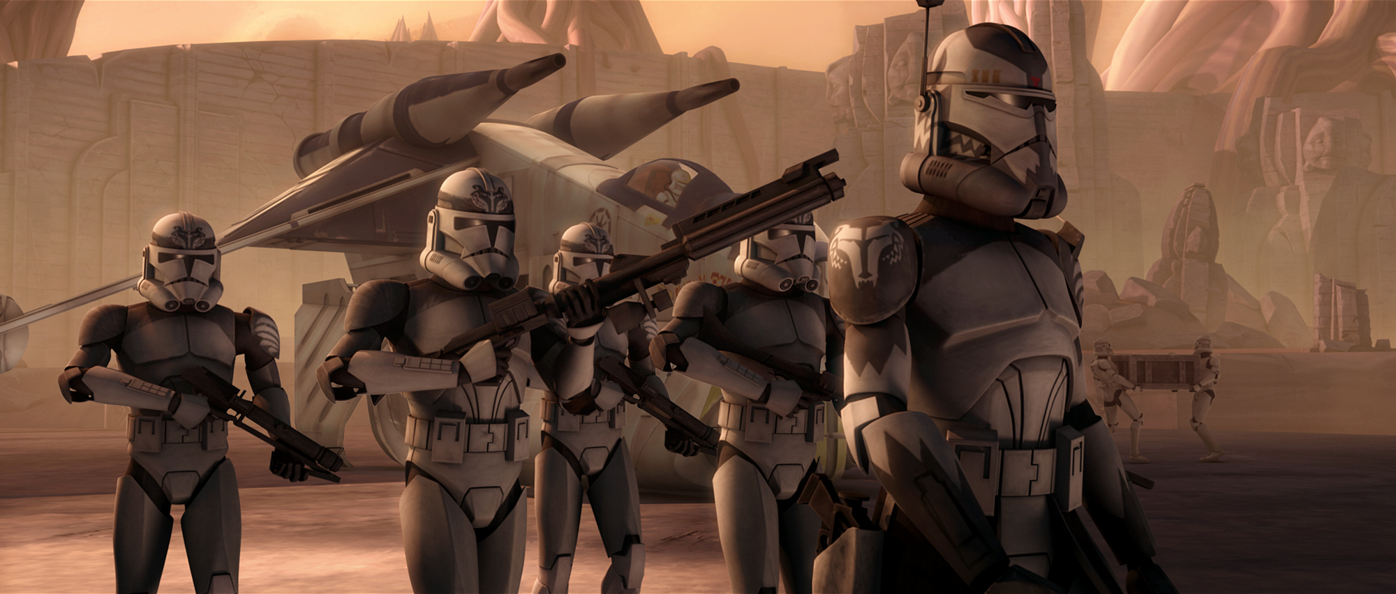 star wars clone trooper jedi rex commander fox captain wolffe wolfpac