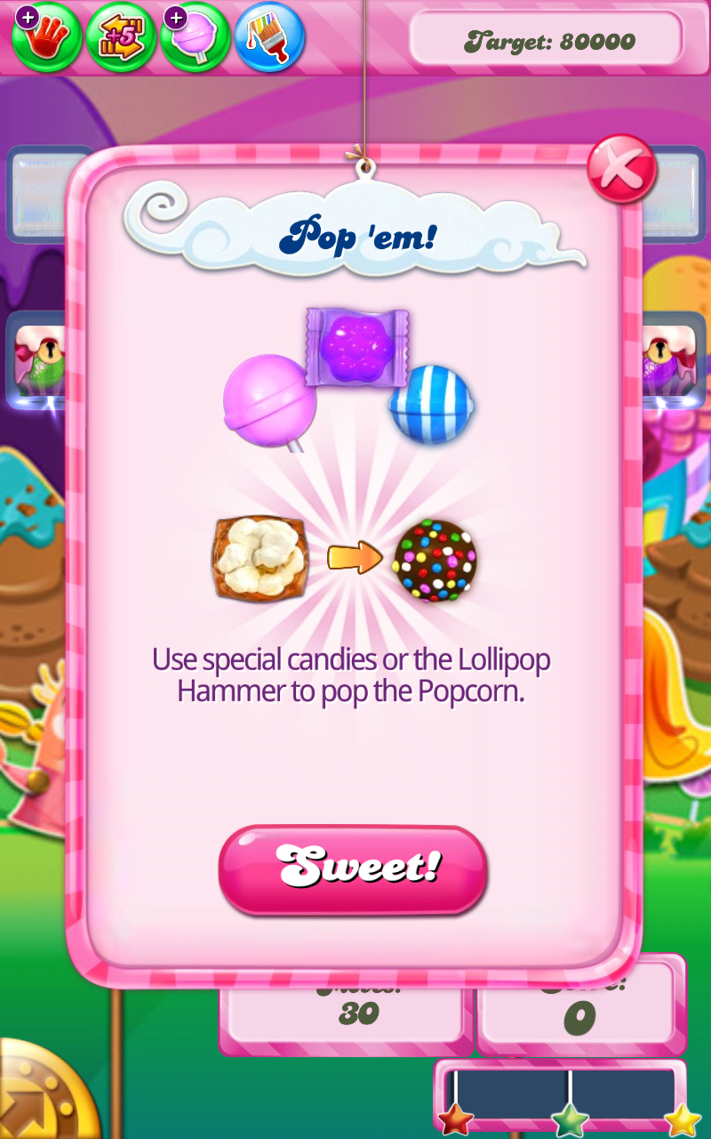 Popcorn Candy Crush Saga Wiki FANDOM powered by Wikia