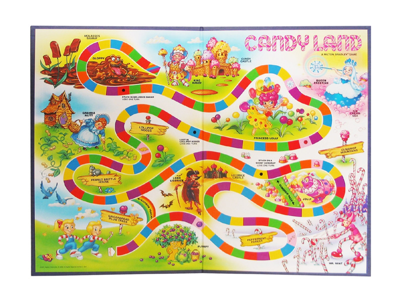 Candyland can be used in the classroom with any topics. Just create your own colored cards!