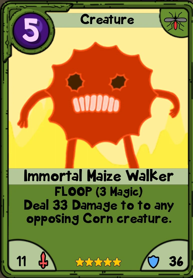 Immortal Maize Walker Card Wars Wiki FANDOM powered by Wikia