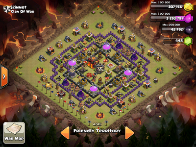 Coc j2 war base