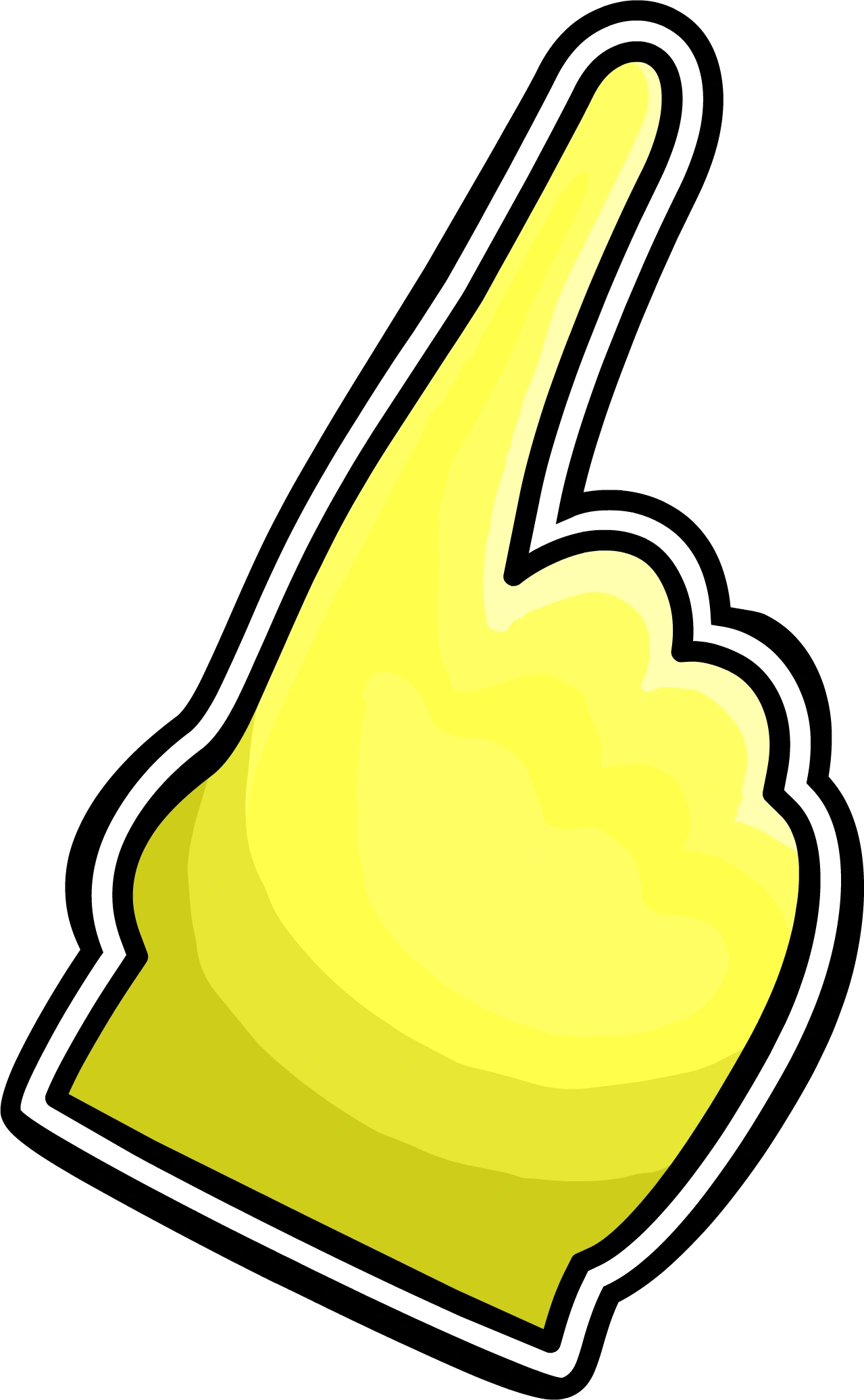 Yellow Foam Finger Club Penguin Wiki Fandom powered by Wikia
