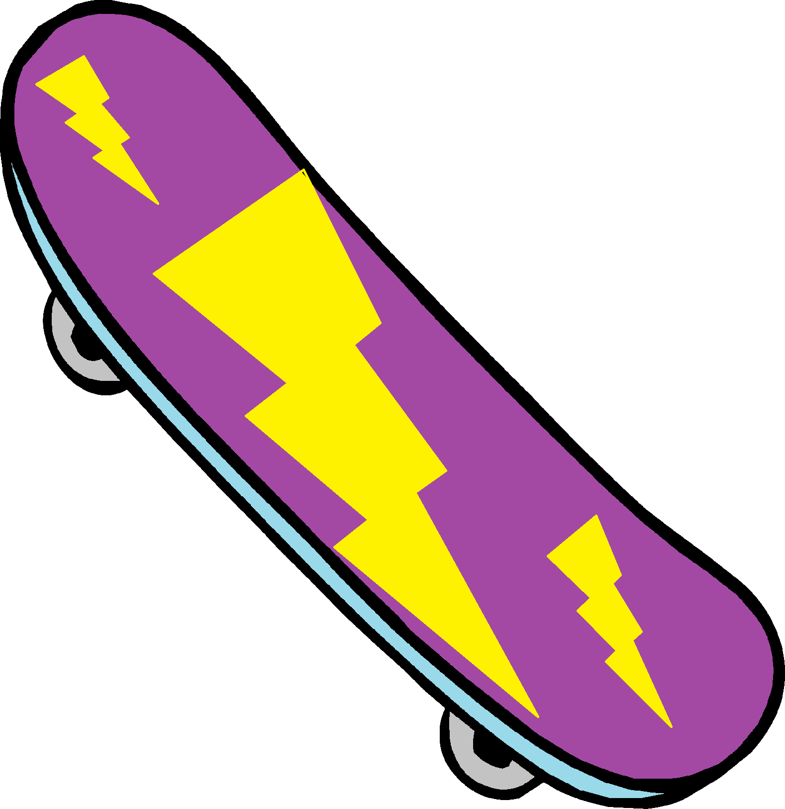 Image - Pichu2199 custom skateboard.png | Club Penguin Wiki | FANDOM