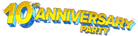 10th Anniversary Party Logo