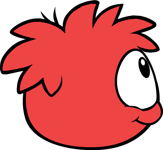 club penguin red puffle plush