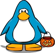 Pumpkin Basket from a Player Card