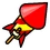 Firework Rocket Pin