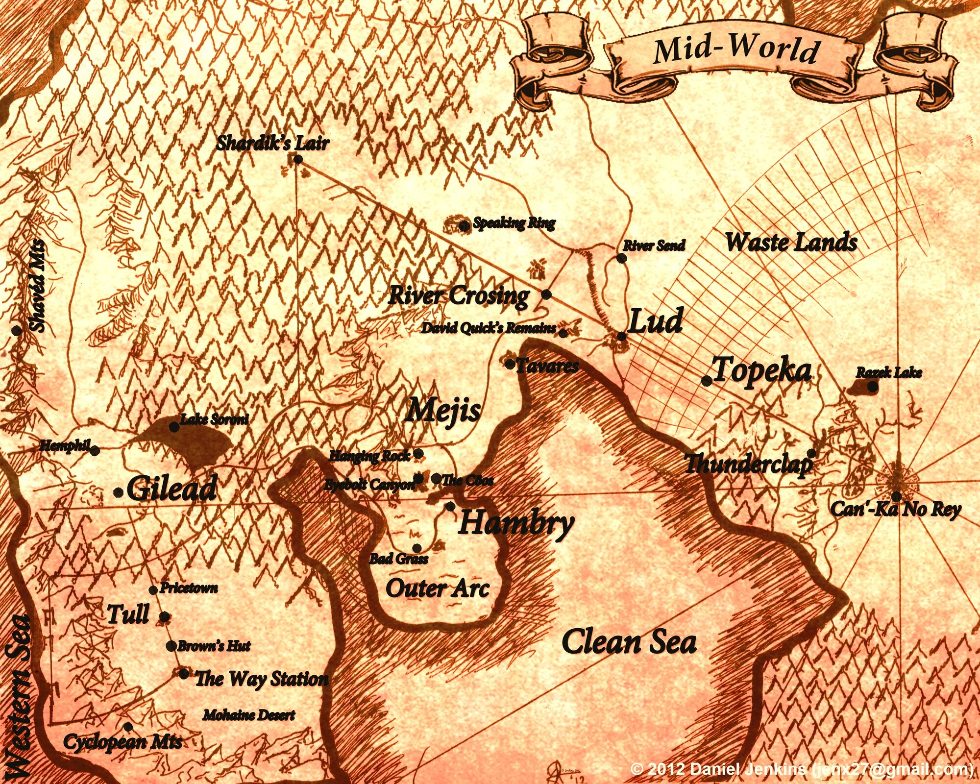 Image - Mid-World-Map.jpg | The Dark Tower Wiki | FANDOM powered by Wikia