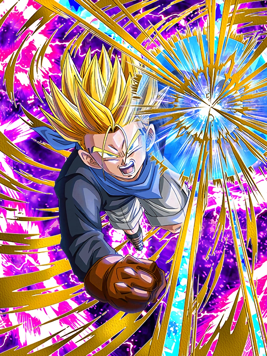 Experience and Growth Super Saiyan Trunks (GT) Dragon Ball Z Dokkan