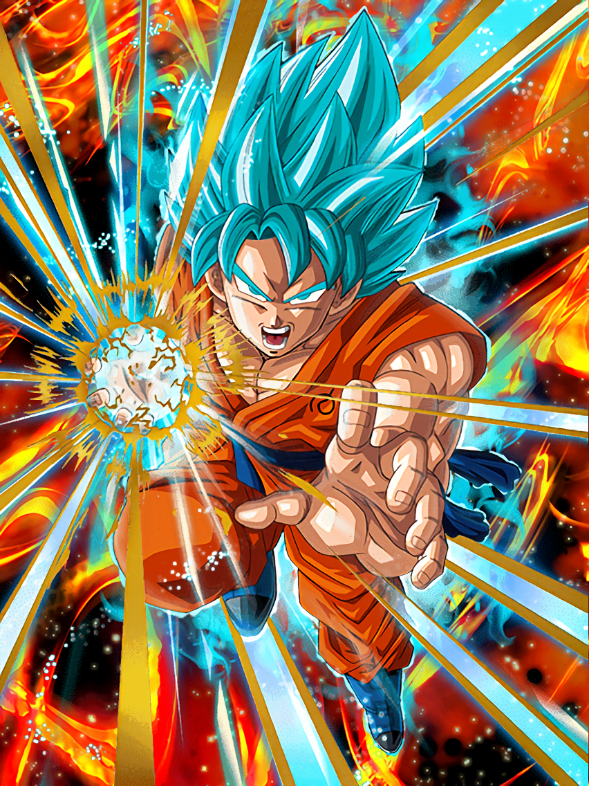 goku transforms into super saiyan god