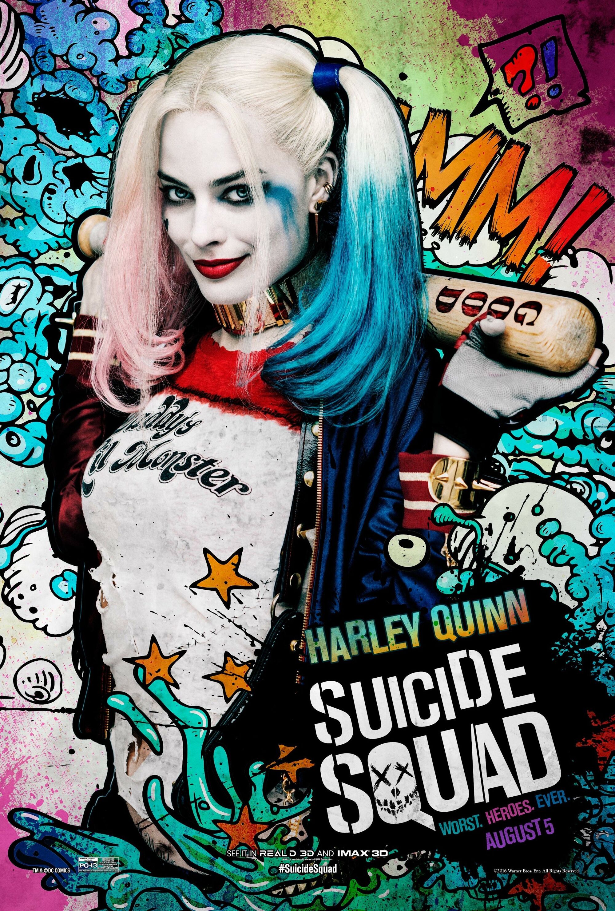 Image - Harley Quinn Comic Character Poster.jpg | DC Extended Universe ...