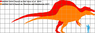 size of a spinosaurus