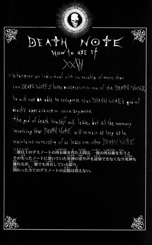 Death note rules pdf