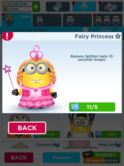 Filmography Don't forget the adorable Minion pet costume so you can dress up your dog as well! For the adults we have some wonderful options available. Similarly to the kids costumes we have some adult costumes in the pullover jumpsuit range. You can be one of Gru's Minions, or you can be an evil Purple Minion from Despicable Me 2!