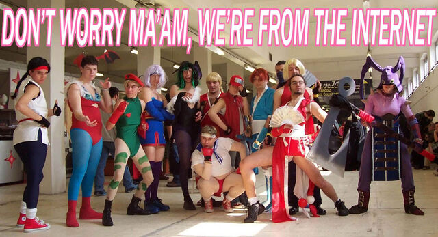 Datei:Dont-worry-maam-were-from-the-internet.jpg