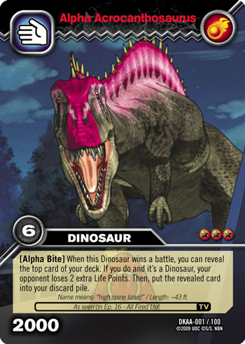 Dinosaur King TCG - Series 3: Alpha Dinosaurs Attack: Card Gallery | Dinosaur King | FANDOM