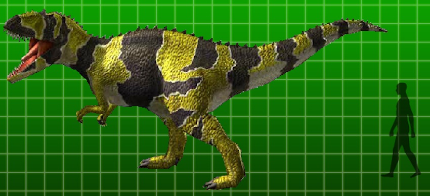 metriacanthosaurus fossil