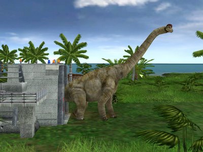 jurassic park operation genesis brachiosaurus