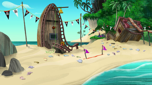 jake and the neverland pirates battle at shipwreck falls