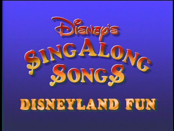 walt disney home video disneyland sing along walt disney home video disneyland sing along