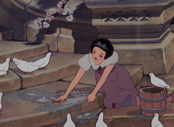Resultado de imagen para imagenes de blanca nieves limpiando