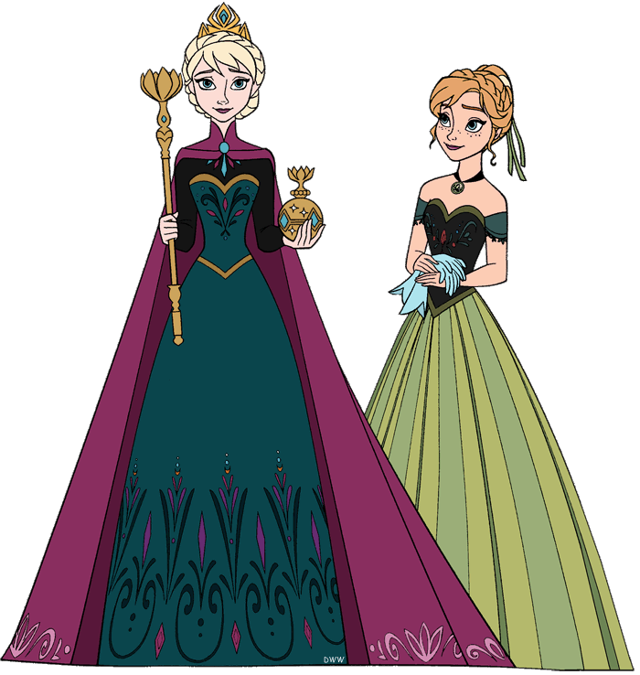 elsa dress clipart - photo #14