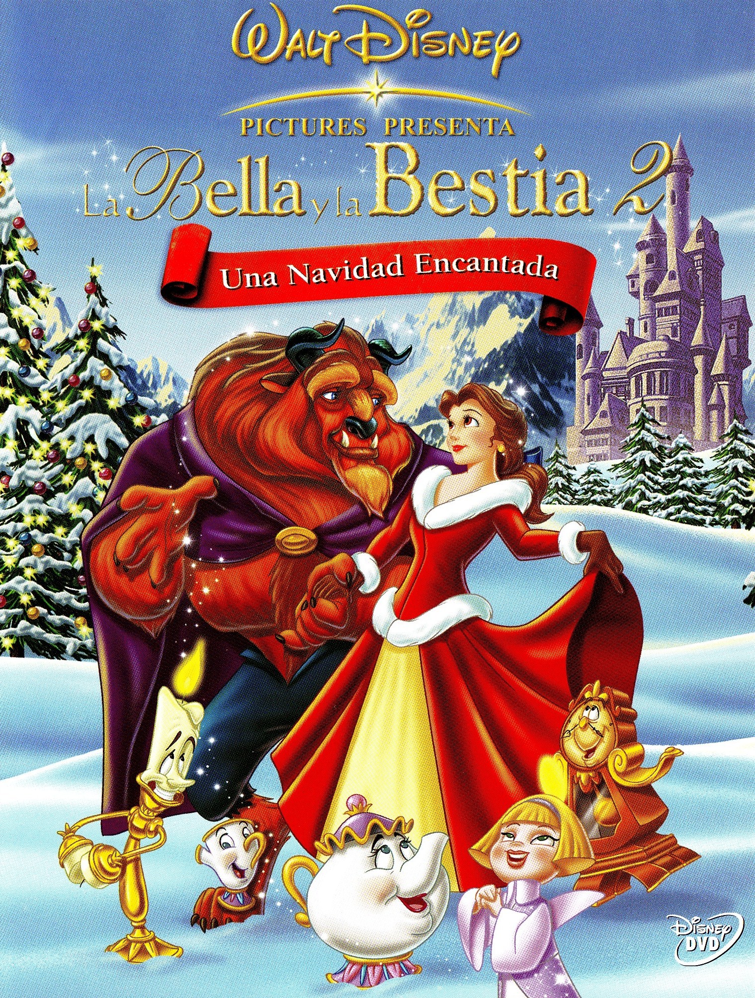 Resultado de imagen para la bella y la bestia una navidad encantada