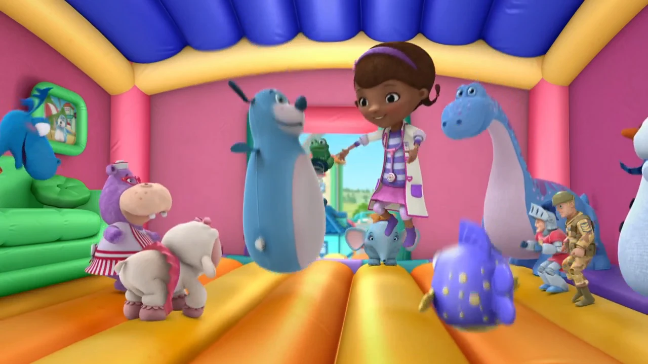 doc mcstuffins bounce house