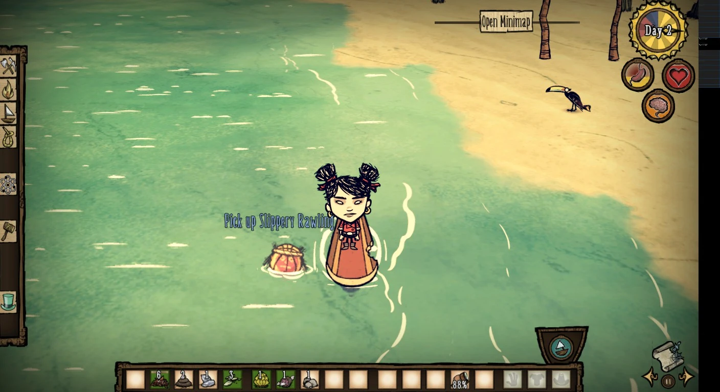 Image Rawling in water.jpeg Don't Starve game Wiki Fandom powered by Wikia
