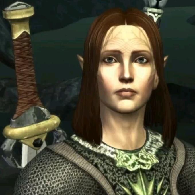 Dragon age_ Merrill and Mahariel  Dragon age, Dragon age games, Female elf