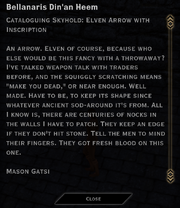Bellanaris Din'an Heem (Skyhold)