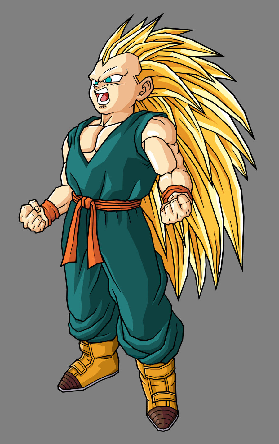 Image Kid Trunks SSJ3 by hsvhrt.jpg Dragon Ball Wiki Fandom